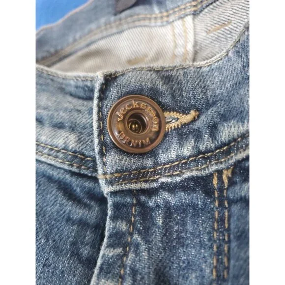 Jeckerson Vintage Slim Fit Boot Cut Denim Jeans Pants Men's Size 40 Jupa79ff - Picture 14 of 16